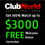 club world casino get $3000 welcome package