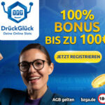 drueckglueck up to €100 welcome bonus