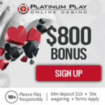 Platinum play casino get $800 bonus