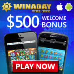 winaday casino get $500 welcome bonus