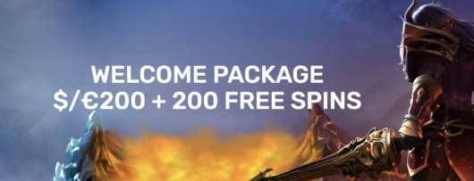 Woo casino new player welcome package $/€200 + 200 free spins